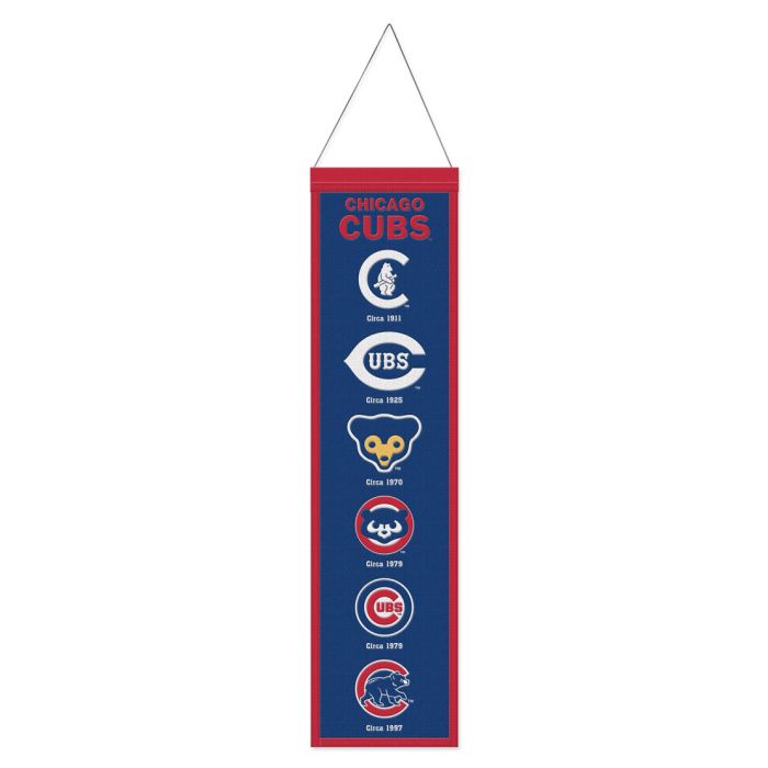 Chicago Cubs 8" x 32" Wool Banner