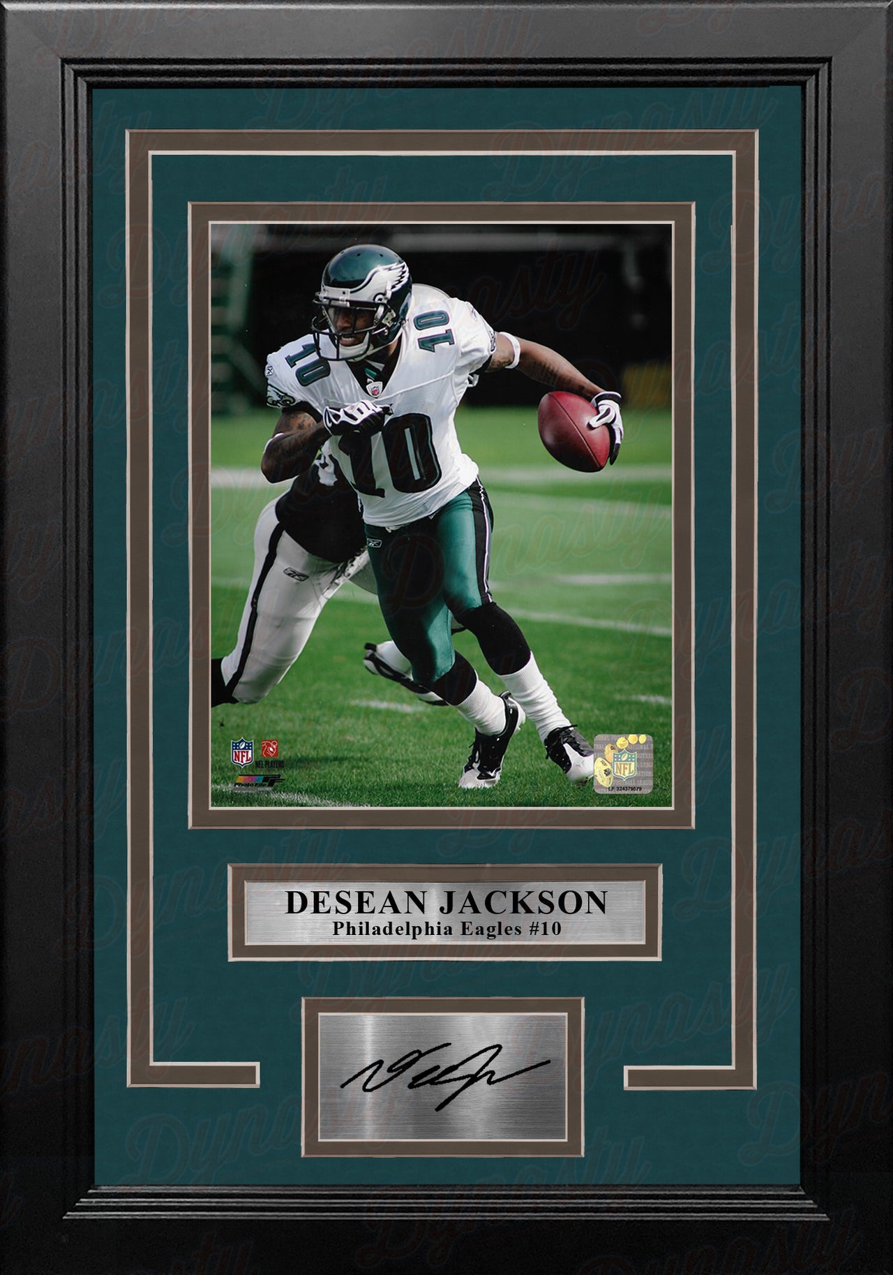 DeSean Jackson in Action Philadelphia Eagles 8" x 10" Framed Football Photo with Engraved Autograph