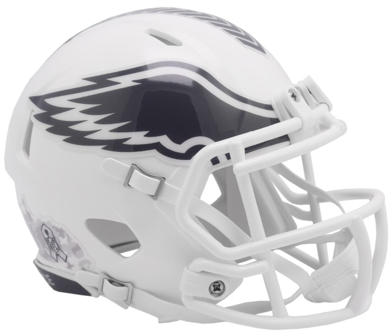 Philadelphia Eagles Riddell 2024 Salute to Service Speed Mini-Helmet