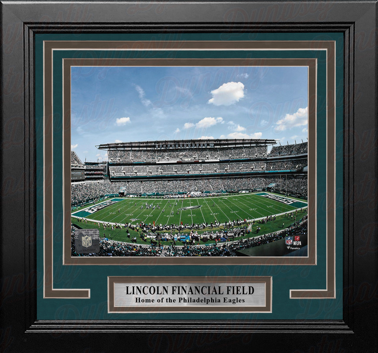 Philadelphia Eagles Lincoln Financial Field Aerial View 8" x 10" Framed Football Stadium Photo