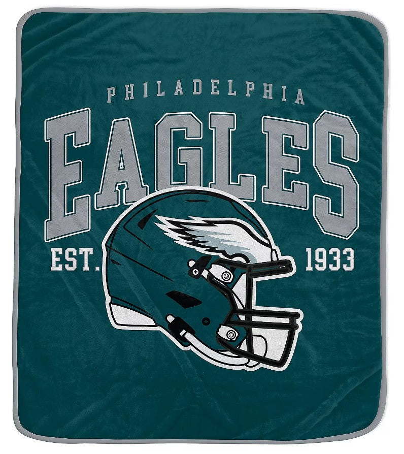 Philadelphia Eagles 50" x 60" Vintage Arch Block Blanket