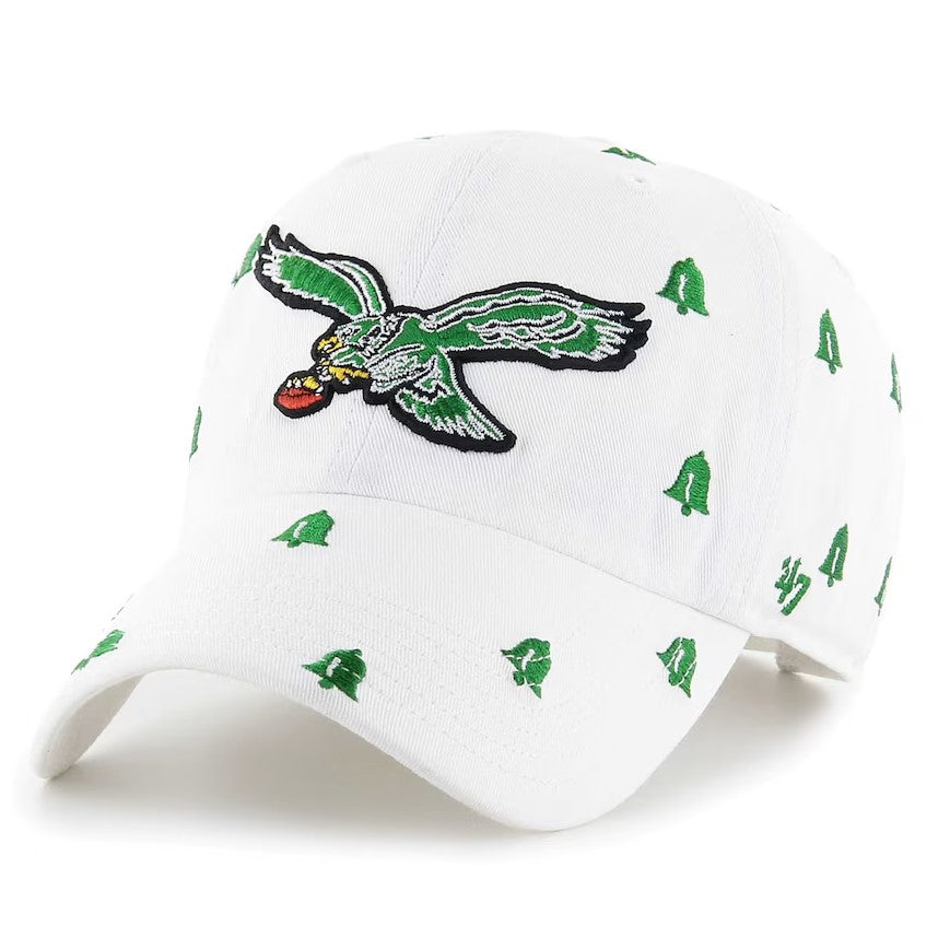 Philadelphia Eagles '47 Unisex Confetti Clean Up Adjustable Hat - White