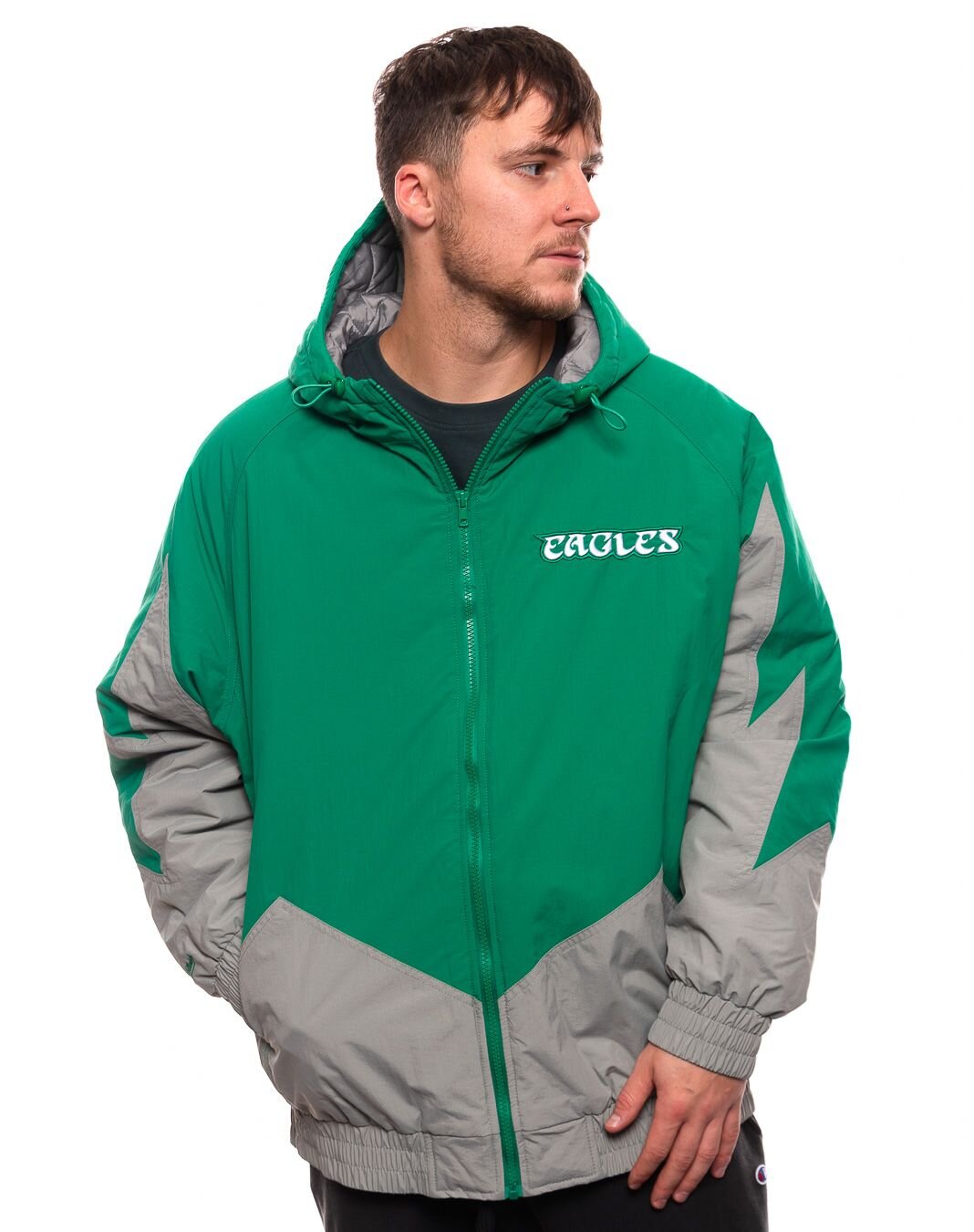 Philadelphia Eagles Mitchell & Ness Retro Full Zip Jacket