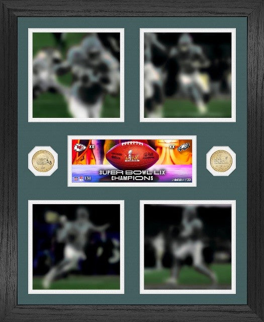 Philadelphia Eagles Super Bowl LIX Champions Memorable Moments Bronze Coin Photo Mint