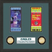 Philadelphia Eagles Super Bowl Ticket Collection Bronze Coin Photo Mint