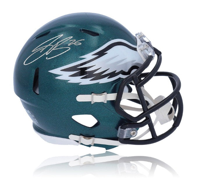 Saquon Barkley Philadelphia Eagles Autographed Mini-Helmet