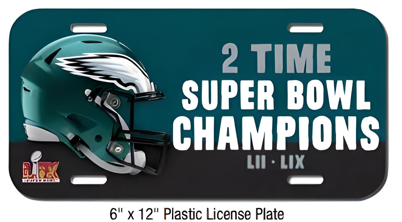 Philadelphia Eagles Super Bowl LIX Champions License Plate