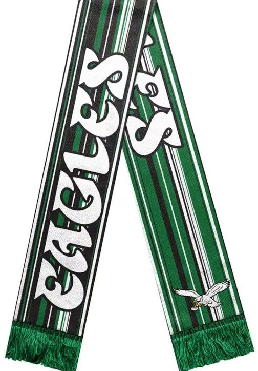 Philadelphia Eagles Throwback Hyper Stripe Big Logo Scarf