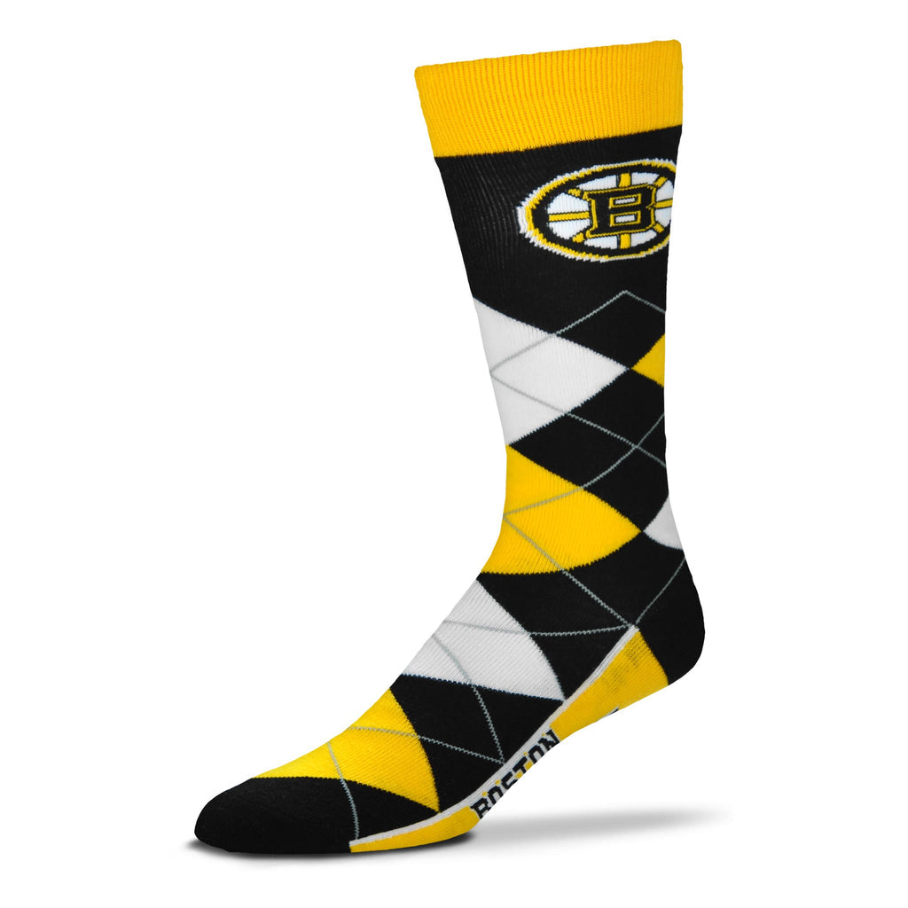 Boston Bruins Men's Argyle Lineup Socks