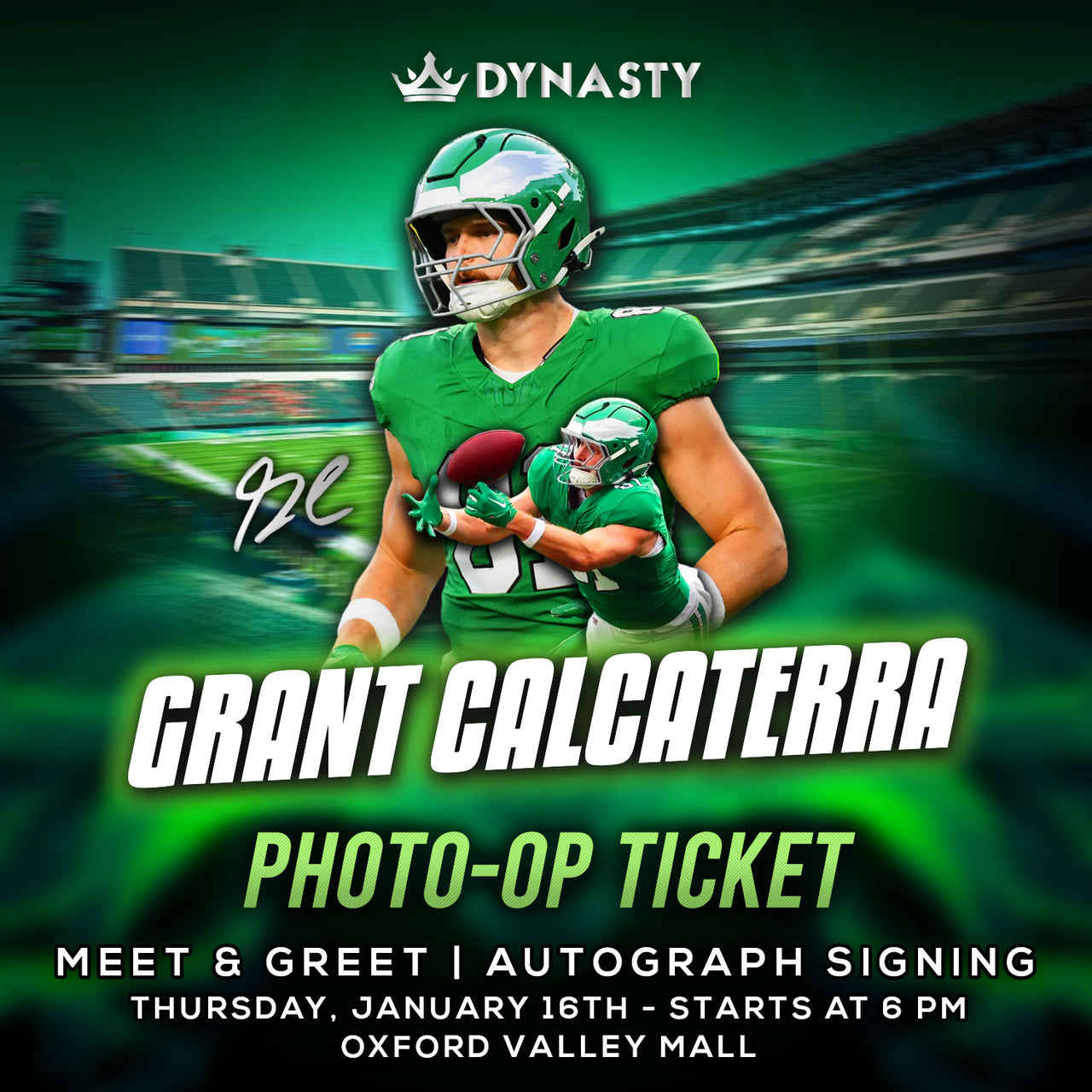 Grant Calcaterra Kickoff the Playoffs Experience Tickets