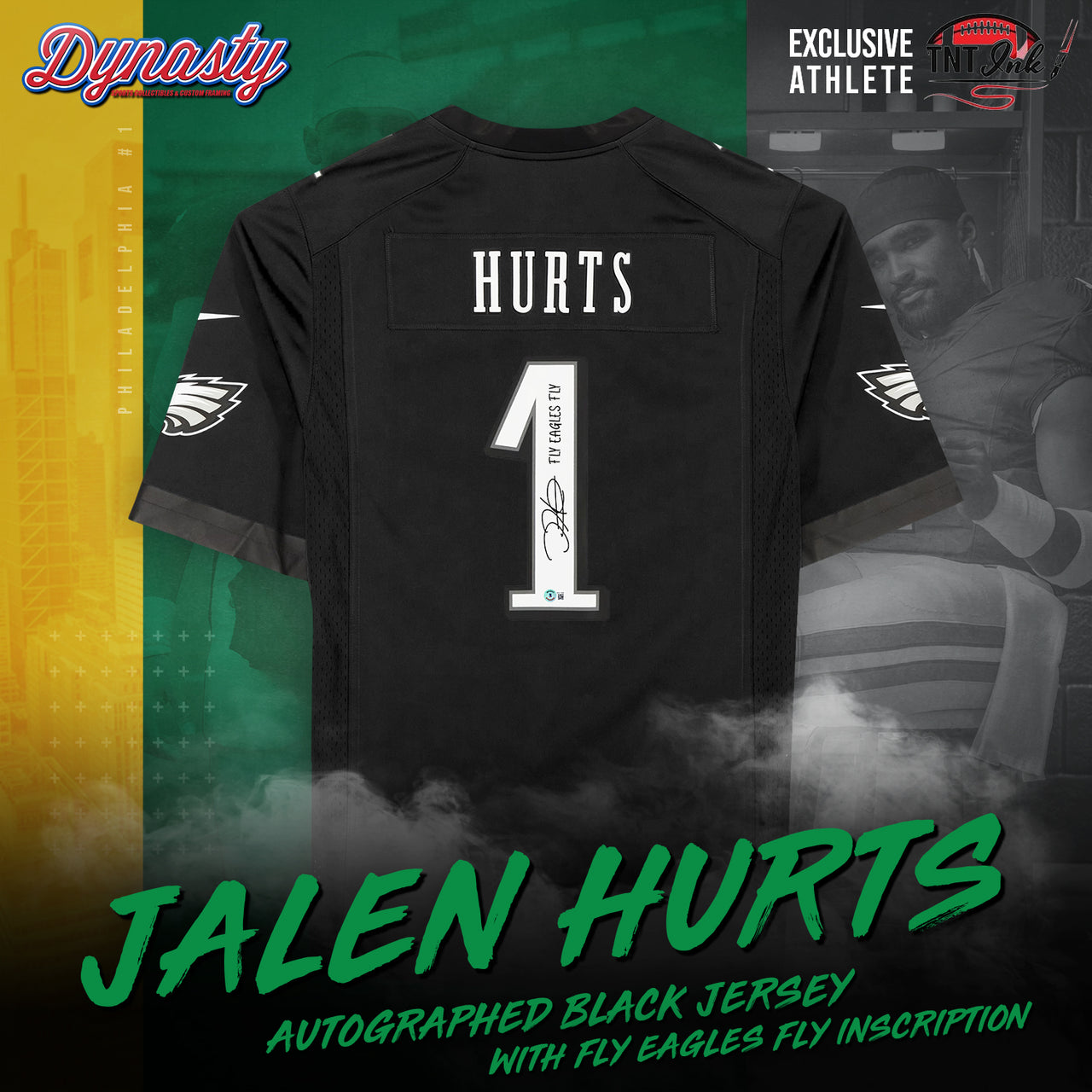 Jalen Hurts Philadelphia Eagles Autographed White Jersey - Dynasty Sports &  Framing
