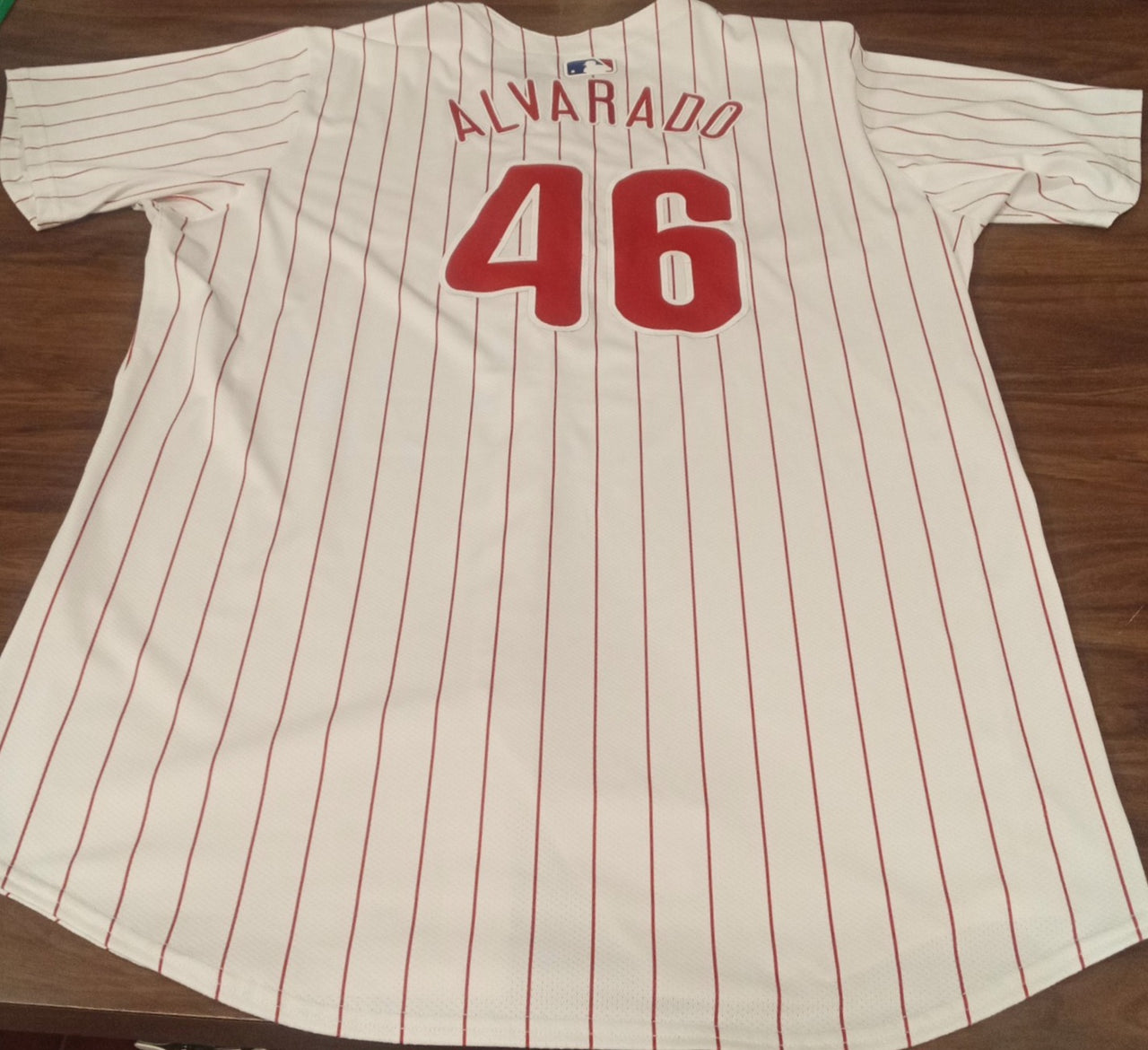 José Alvarado Philadelphia Phillies 2024 Game-Used Worn Home Jersey