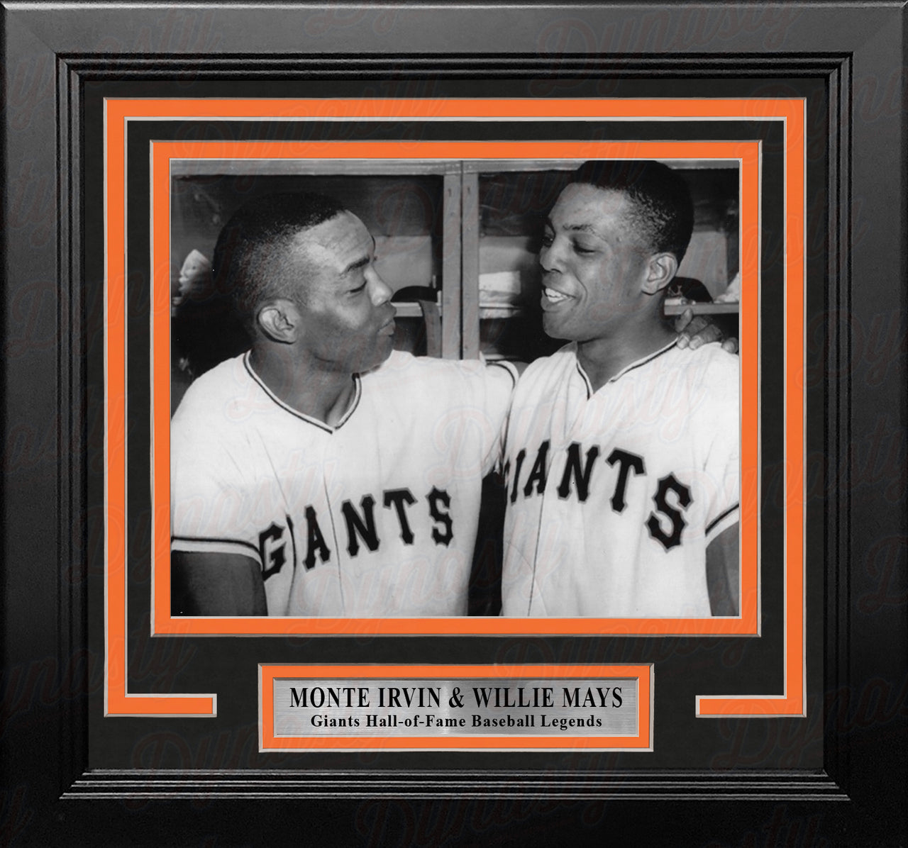 Monte Irvin and Willie Mays New York Giants 8" x 10" Framed Baseball Photo