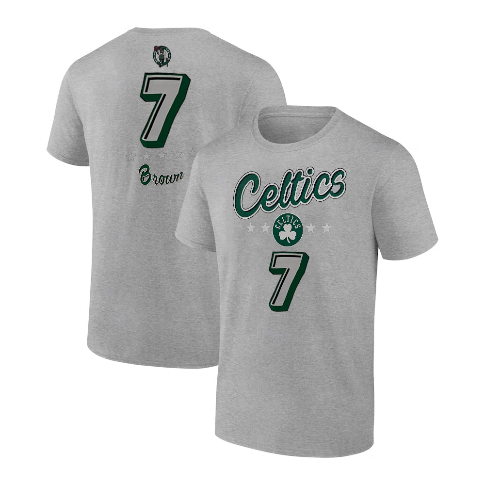 Jaylen Brown Boston Celtics Youth Player Logo T-Shirt