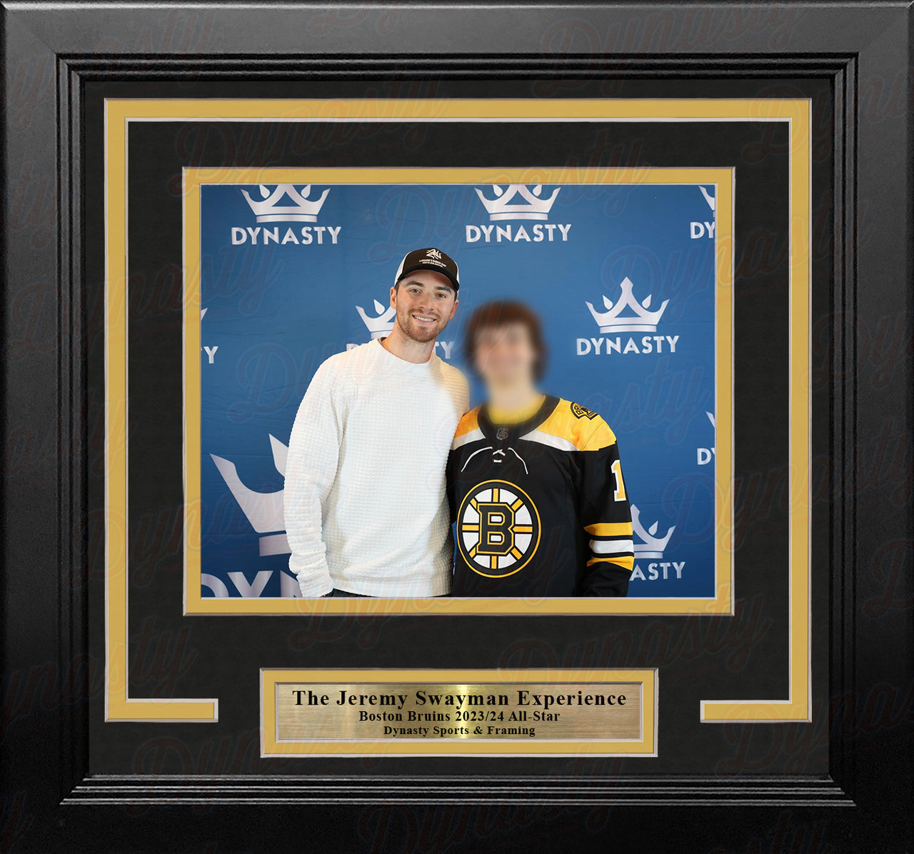 Jeremy Swayman Boston Bruins Photo-Op Frame Kit