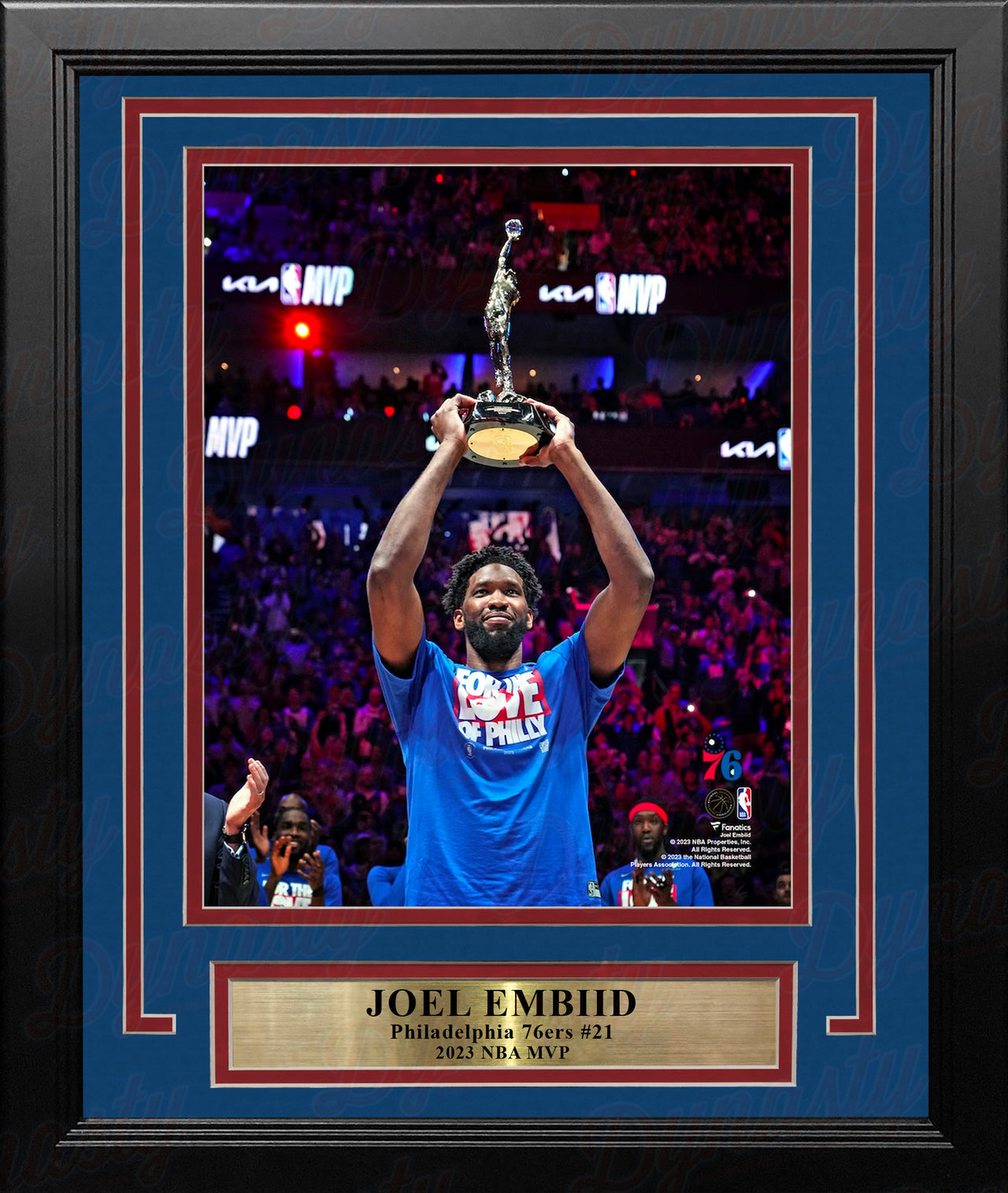 Joel Embiid Signed Jersey Philadelphia 76ers NBA MVP Star Sixers JSA COA  Proof