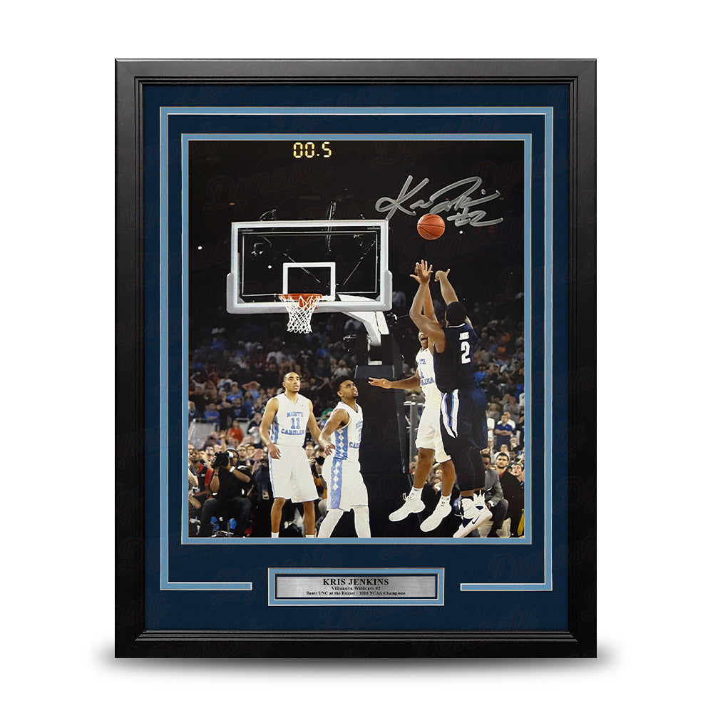 Kris Jenkins Villanova Wildcats 2016 NCAA Champions Buzzer Beater Autographed 16" x 20" Framed Photo