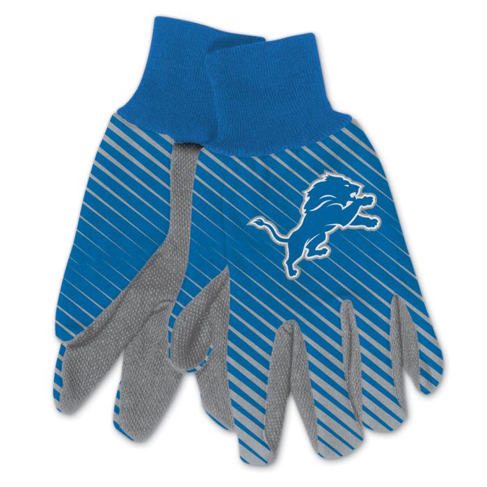 Detroit Lions Adult Two-Tone Gloves