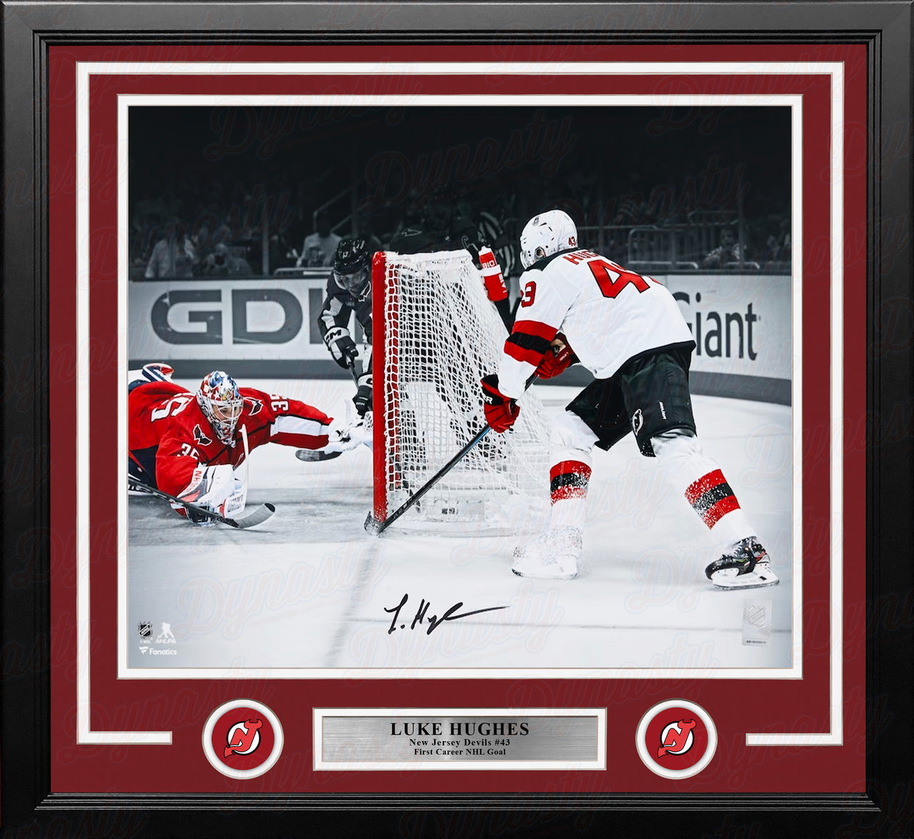 Martin Brodeur New Jersey Devils Autographed 16 x 20 with Elias Photograph