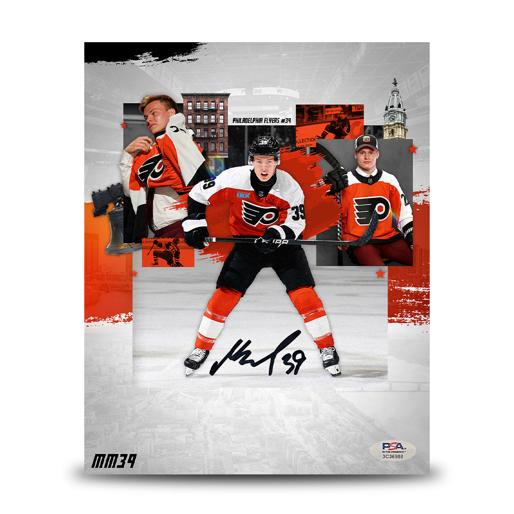 Matvei Michkov Philadelphia Flyers Autographed 16" x 20" Collage Hockey Photo