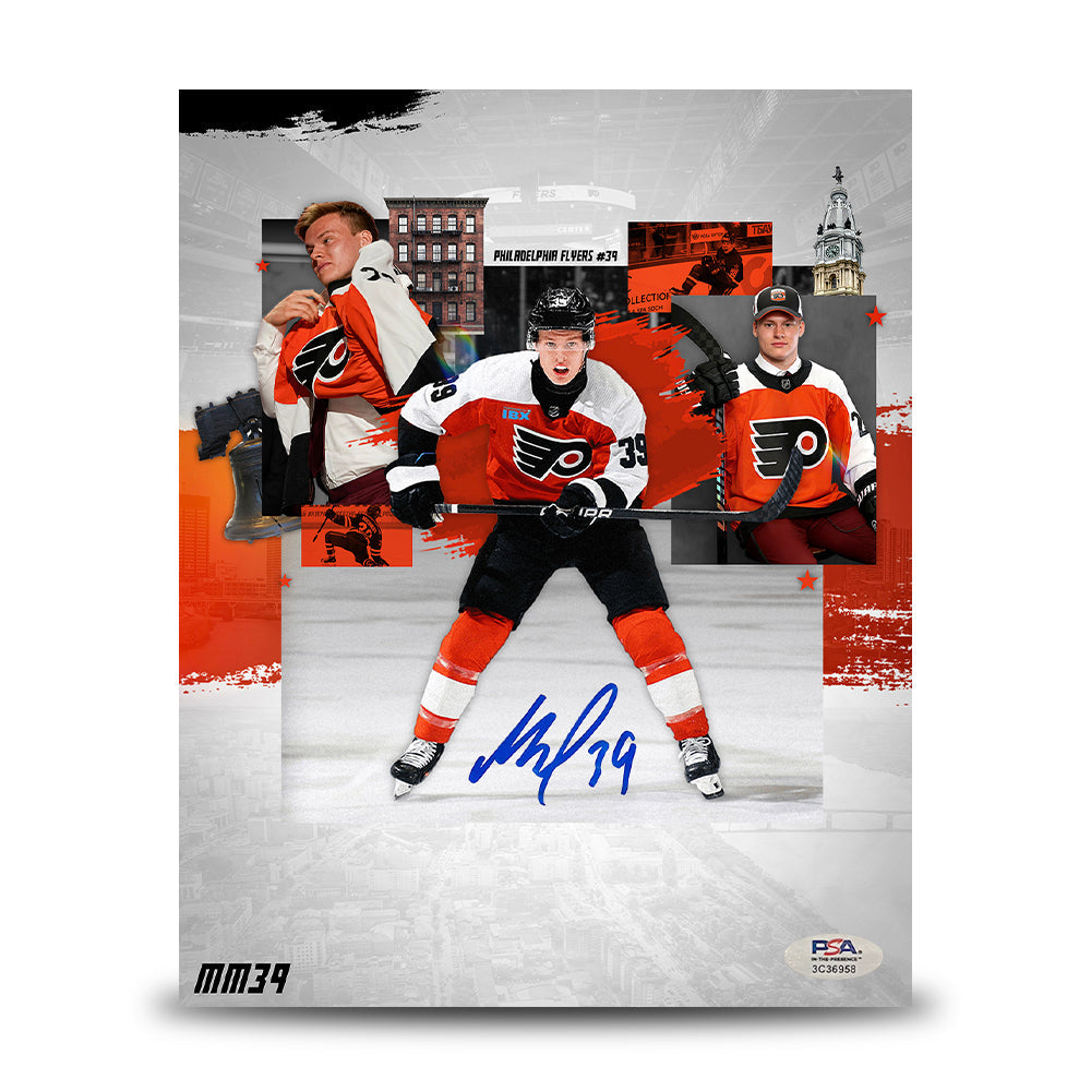 Matvei Michkov Philadelphia Flyers Autographed 11" x 14" Collage Hockey Photo