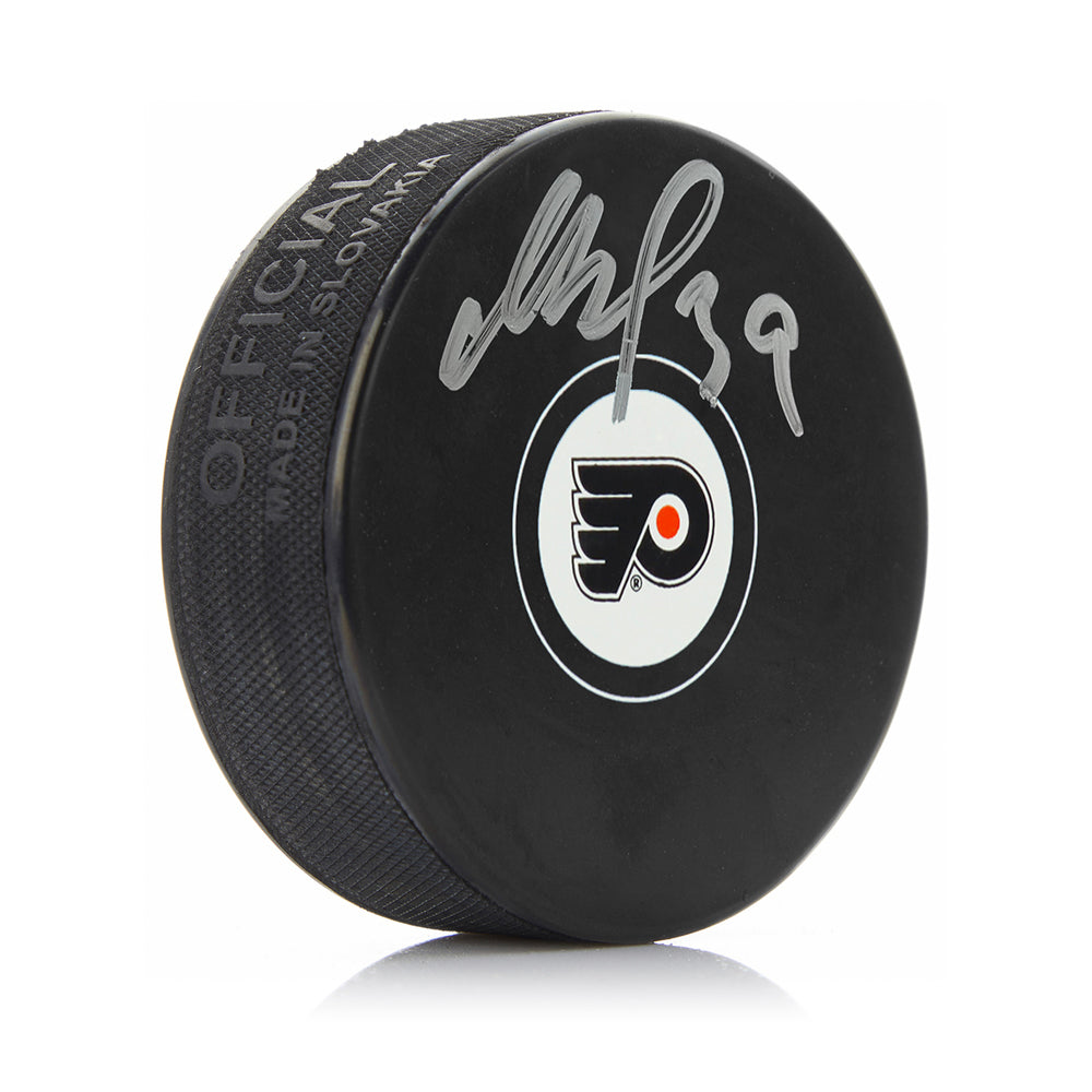 Matvei Michkov Philadelphia Flyers Autographed Logo Puck