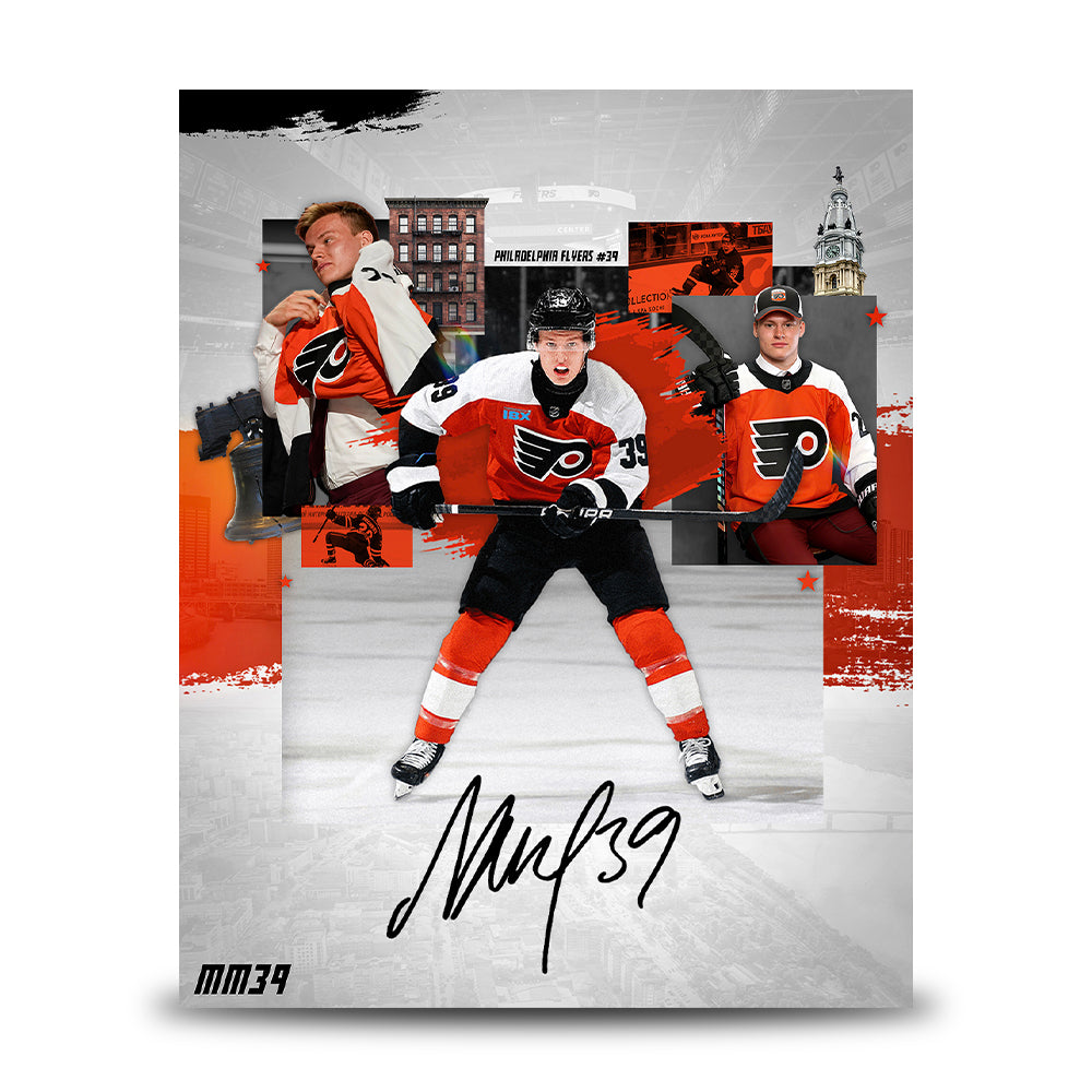 Matvei Michkov Philadelphia Flyers Autographed 8" x 10" Collage Hockey Photo