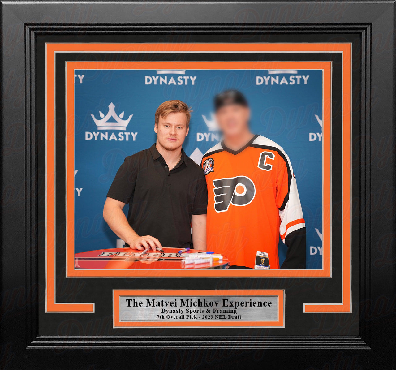 Matvei Michkov Experience Philadelphia Flyers Photo-Op Frame Kit