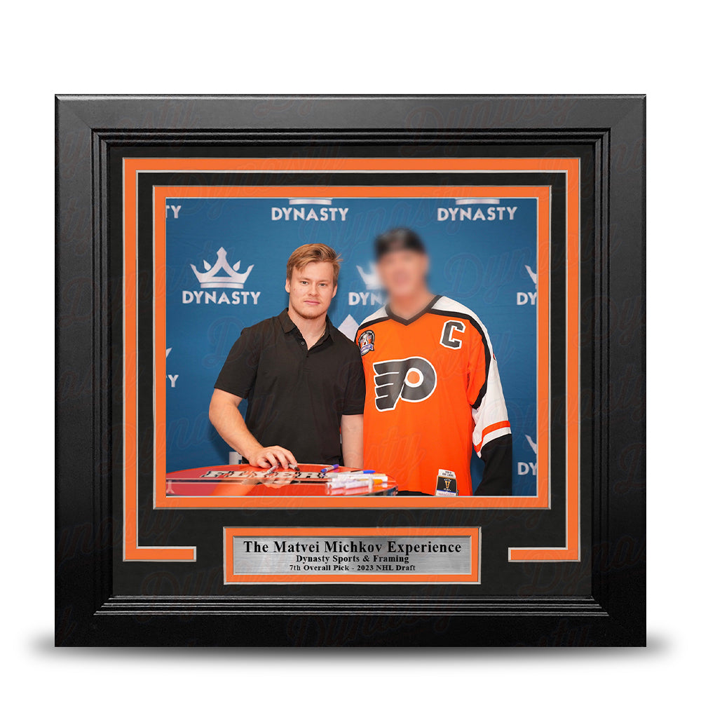 Matvei Michkov Experience Philadelphia Flyers Photo-Op Frame Kit