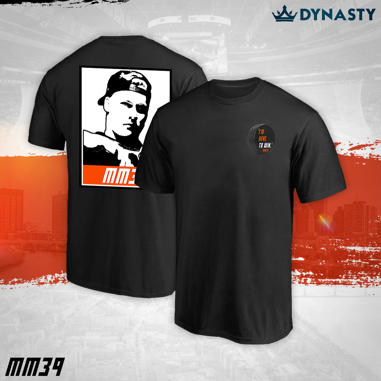 Matvei Michkov "I'm Here To Win" Exclusive MM39 Athlete T-Shirt