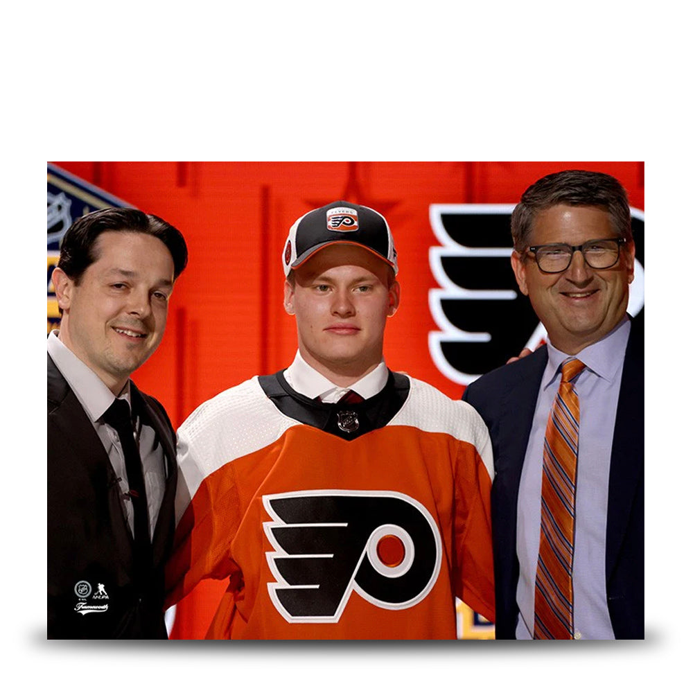 Matvei Michkov Philadelphia Flyers NHL Draft Night 8" x 10" Hockey Photo