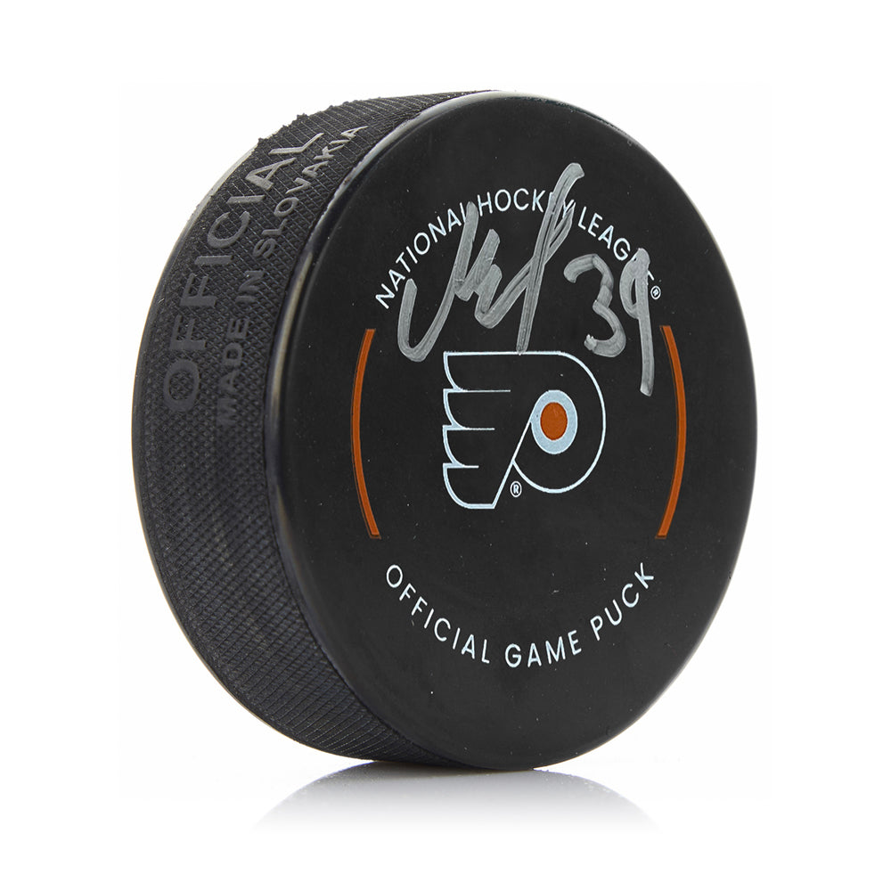 Matvei Michkov Philadelphia Flyers Autographed Official Game Puck