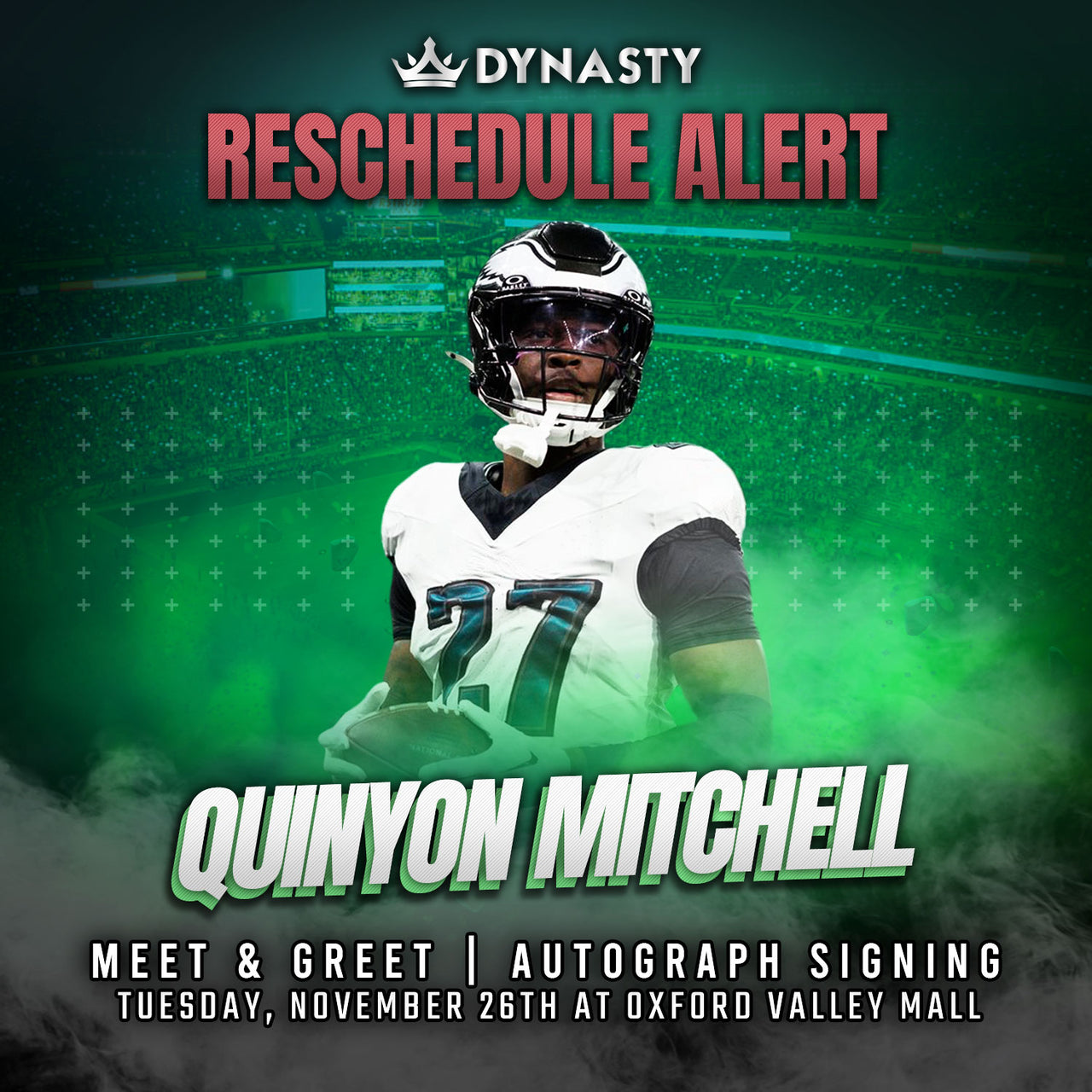 Quinyon Mitchell Holiday Kickoff Experience Tickets