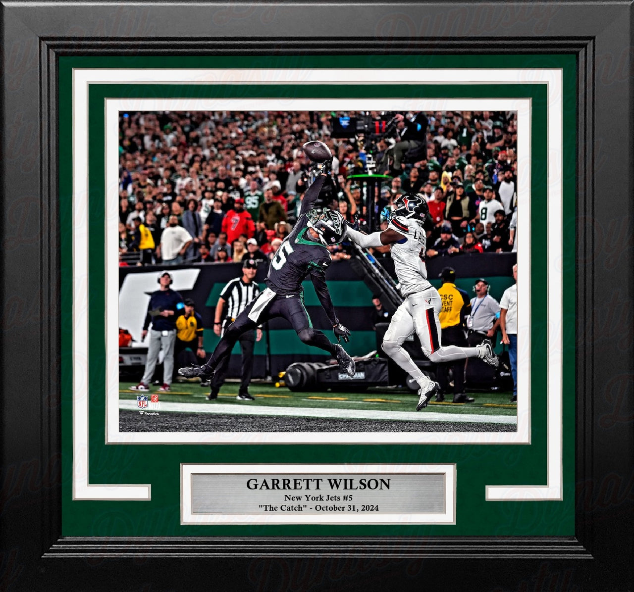 Garrett Wilson One-Handed Touchdown Catch New York Jets 8" x 10" Framed Football Photo