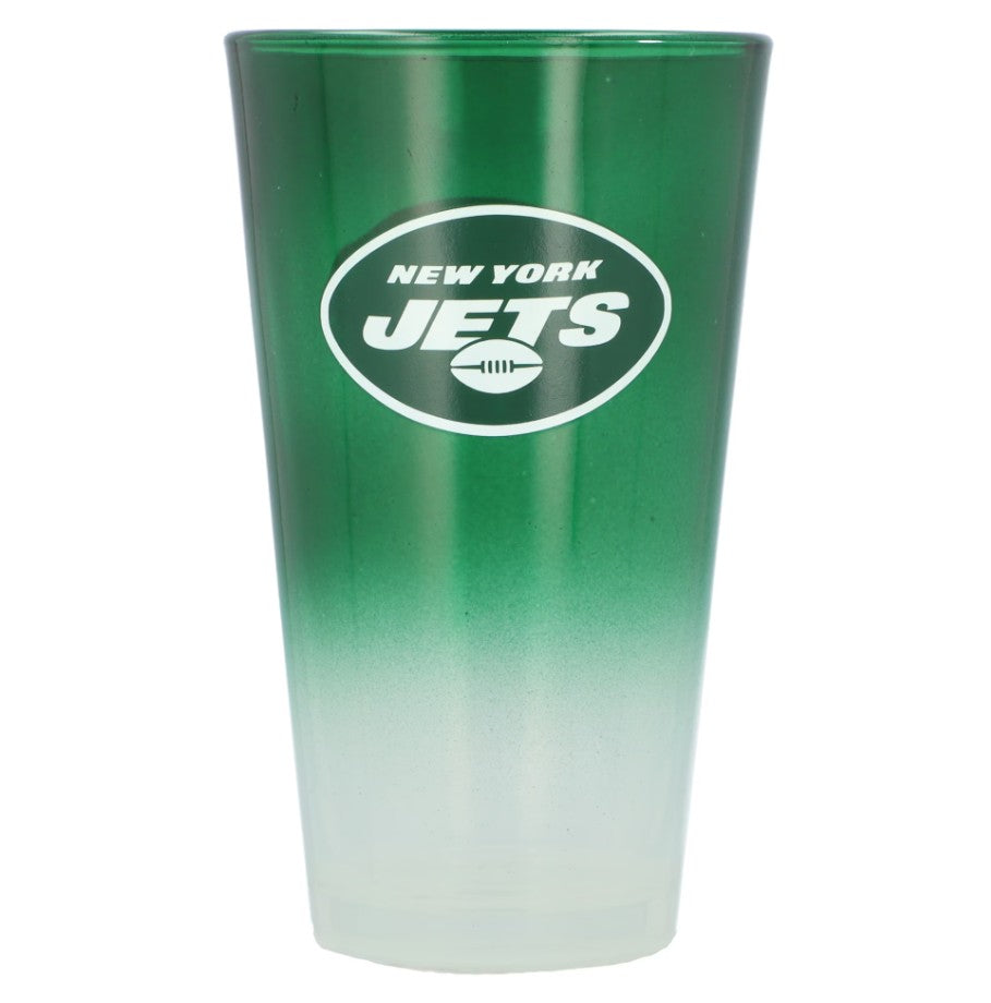 New York Jets Ombre Pint Glass