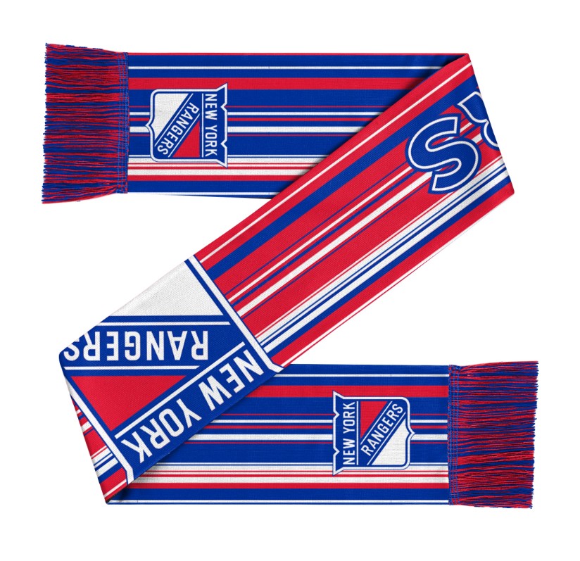 New York Rangers Hyper Stripe Big Logo Scarf