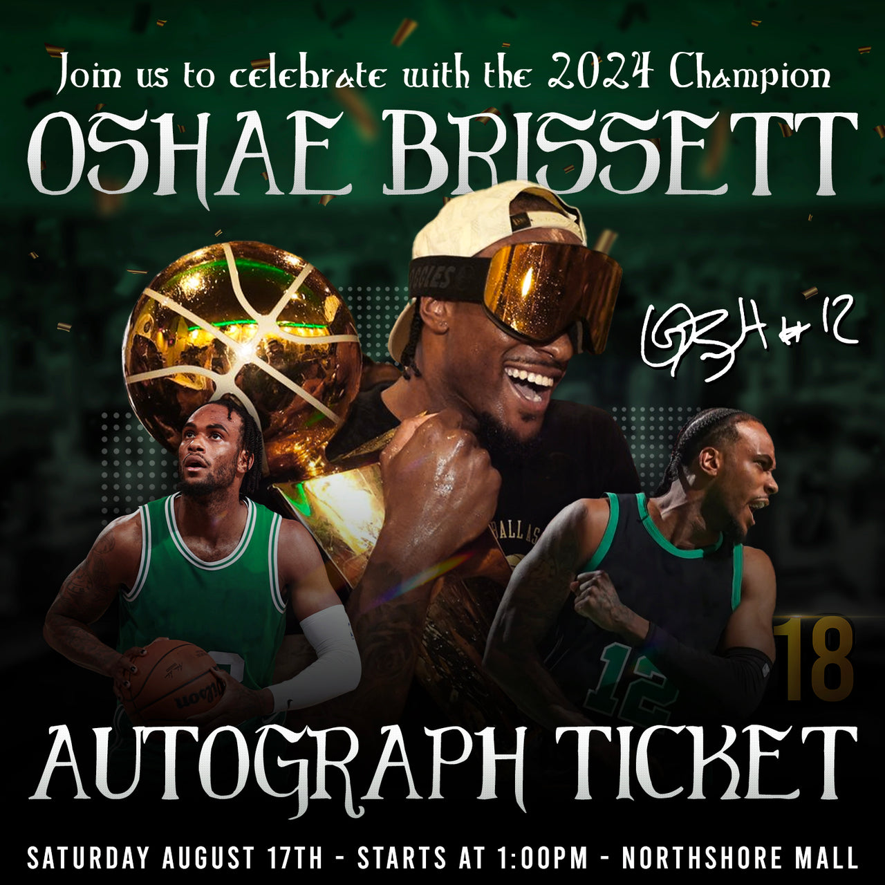 Oshae Brissett Celtics Championship Experience Tickets