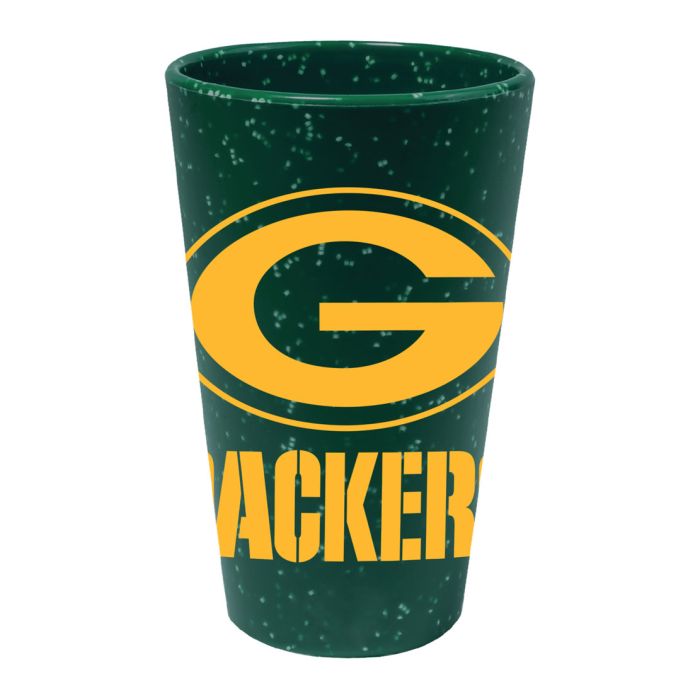 Green Bay Packers 16 oz Team Color Silicone Pint Glass