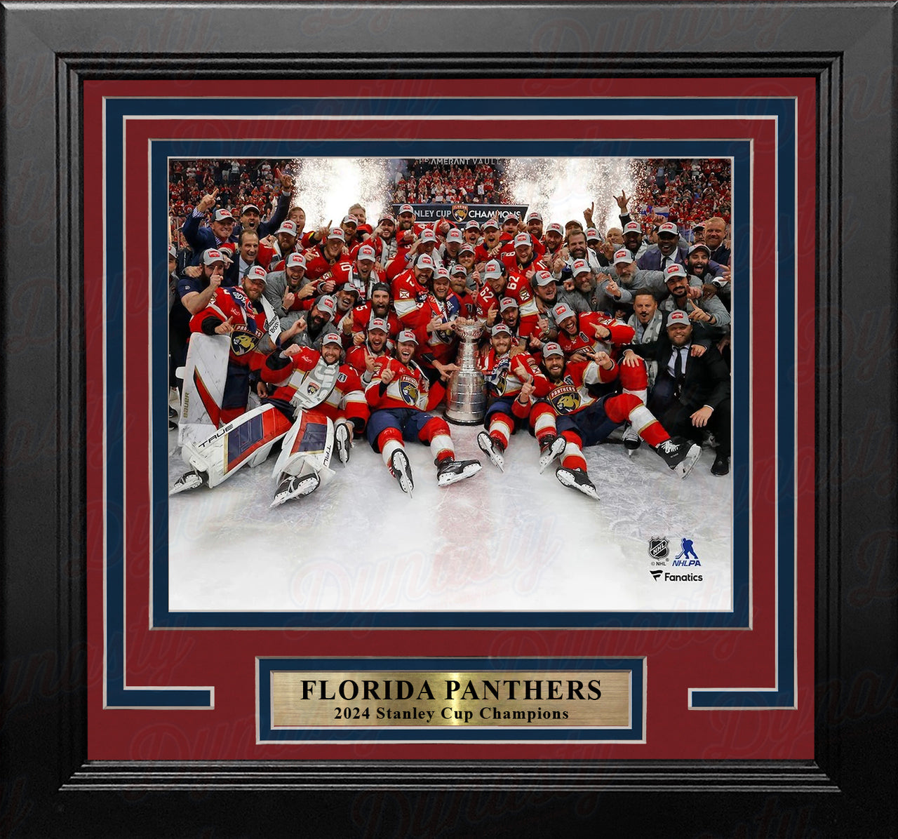 Florida Panthers 2024 Stanley Cup Champions Team Celebration 8" x 10" Framed Hockey Photo