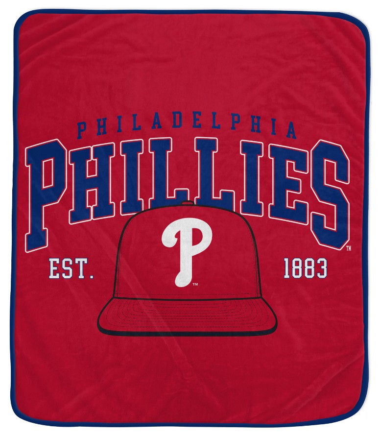 Philadelphia Phillies 50" x 60" Vintage Arch Block Blanket