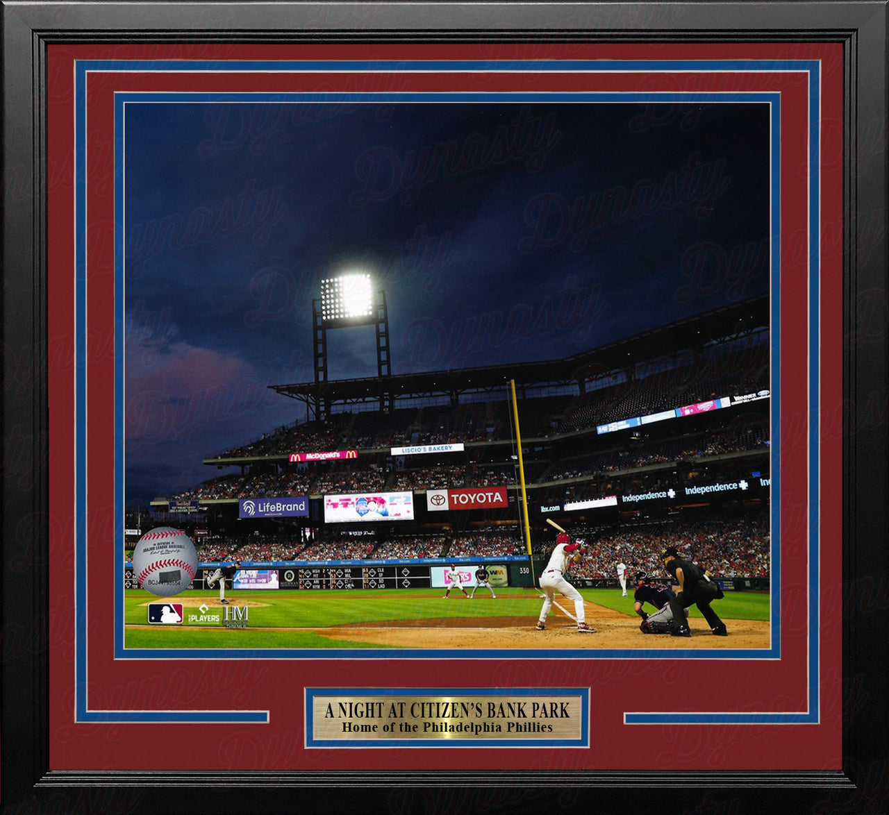 Night at Citizen's Bank Philadelphia Phillies 11" x 14" Framed Baseball Stadium Photo