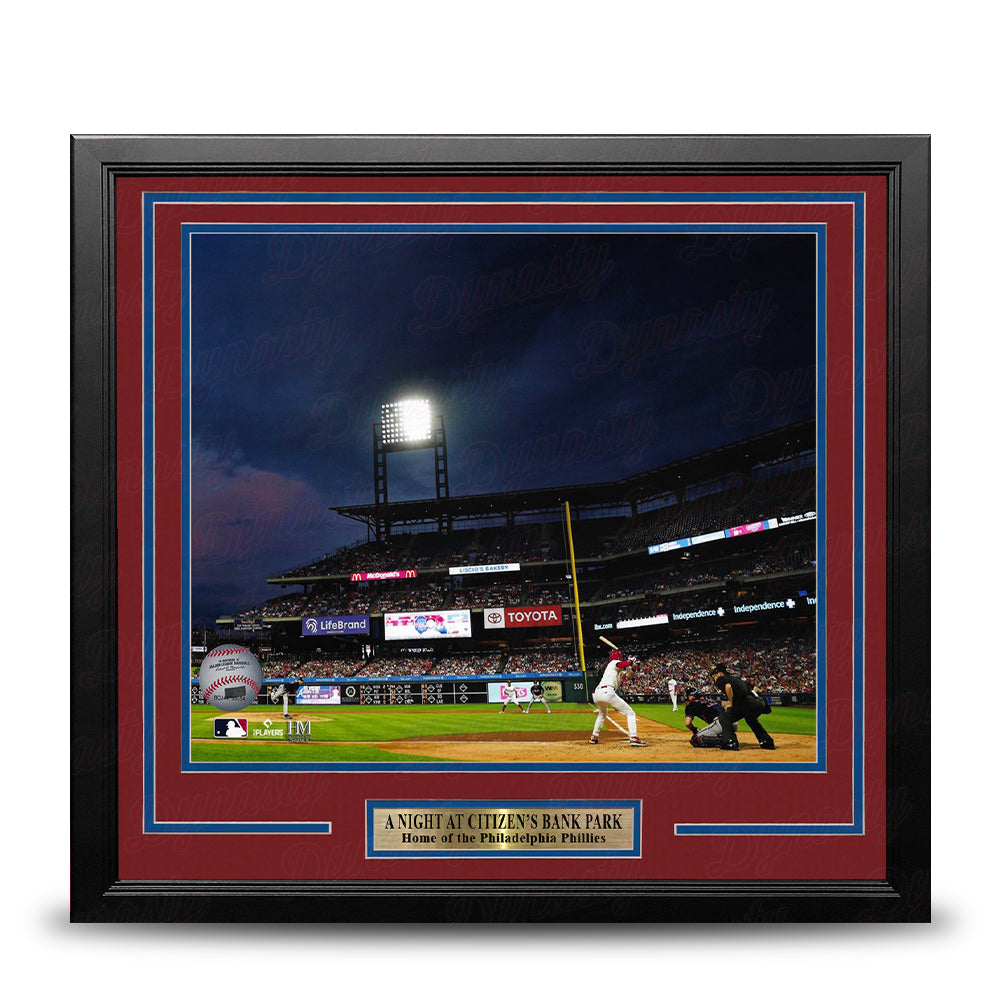 Night at Citizen's Bank Philadelphia Phillies 11" x 14" Framed Baseball Stadium Photo