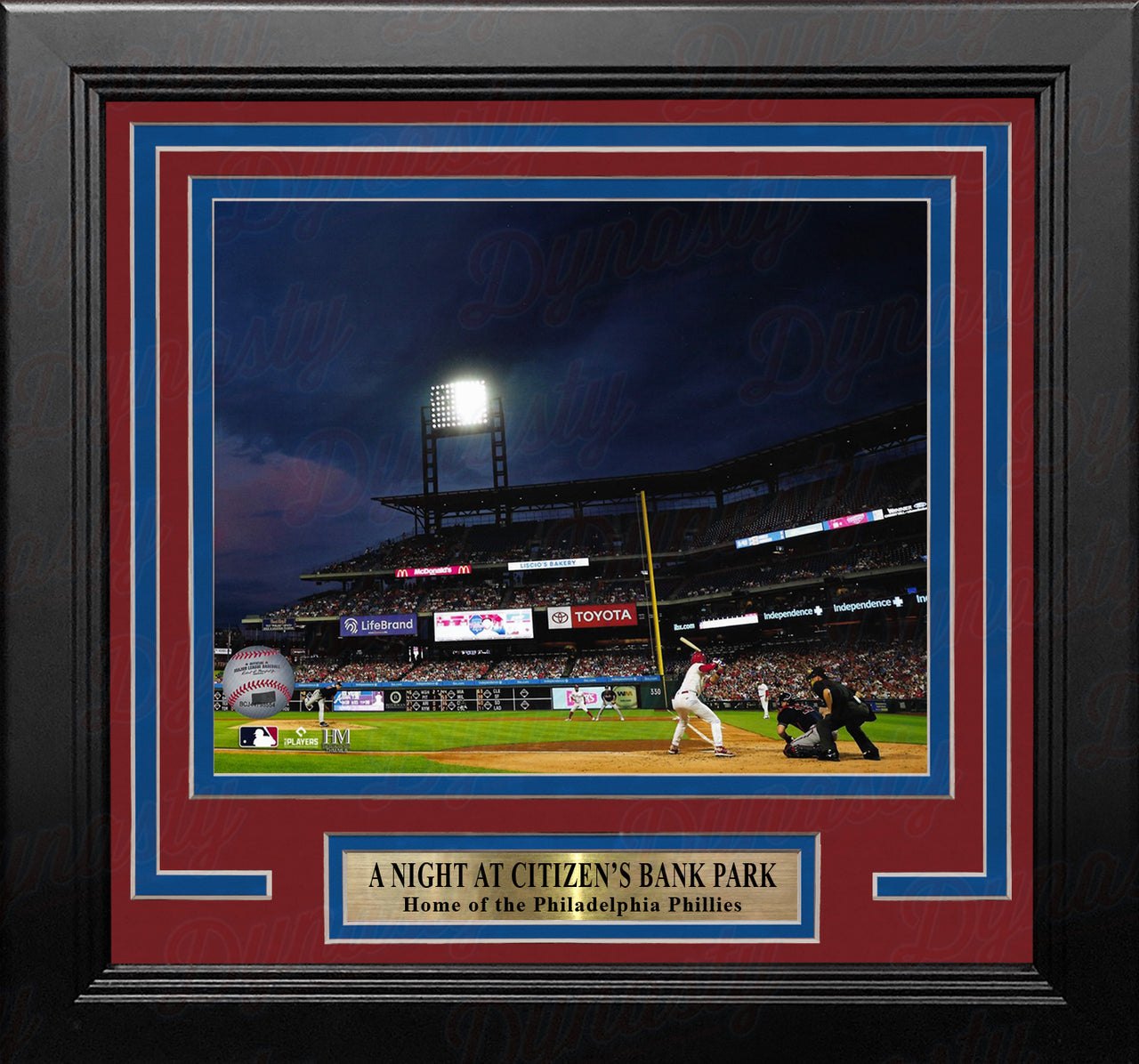 Night at Citizen's Bank Philadelphia Phillies 8" x 10" Framed Baseball Stadium Photo