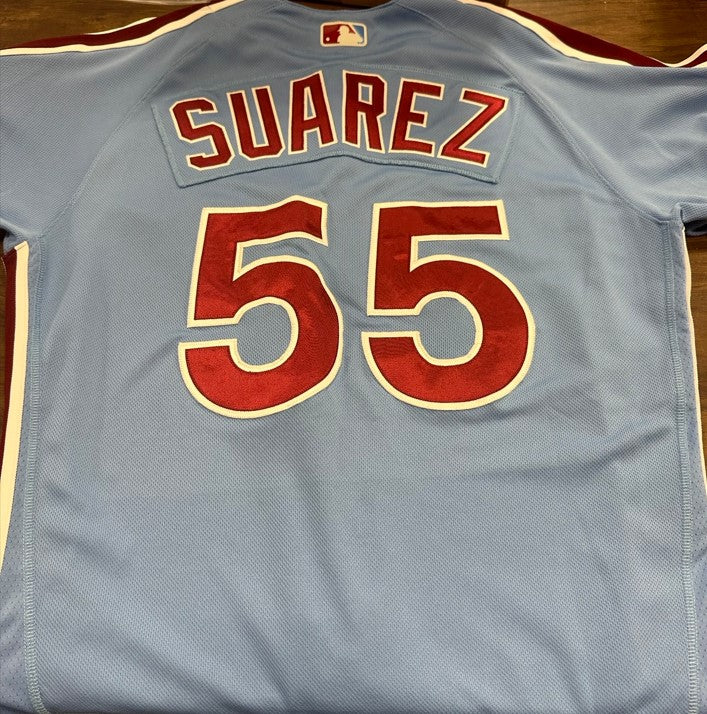 Ranger Suárez Philadelphia Phillies Game-Used Baseball Jersey