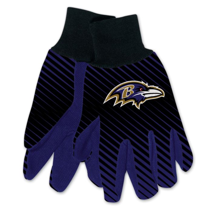 Baltimore Ravens Adult Two-Tone Gloves