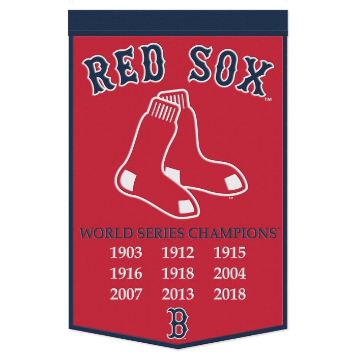 Boston Red Sox 24" x 38" Primary Wool Banner