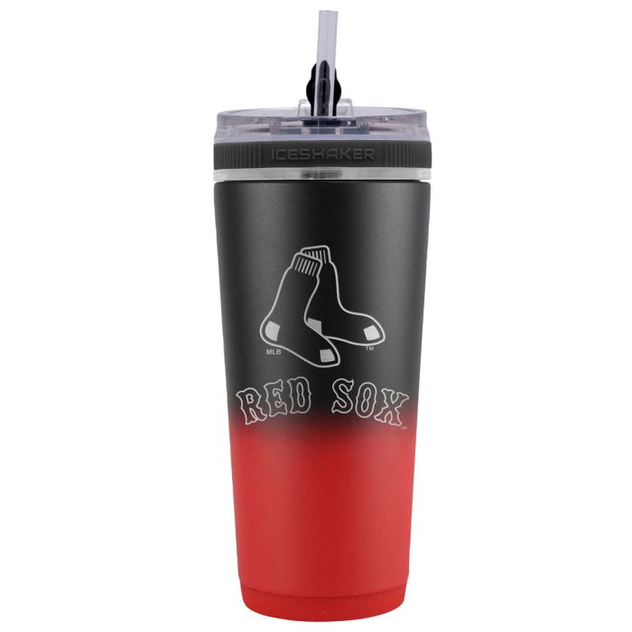 Boston Red Sox 26 oz Stainless Steel Ice Shaker Bottle