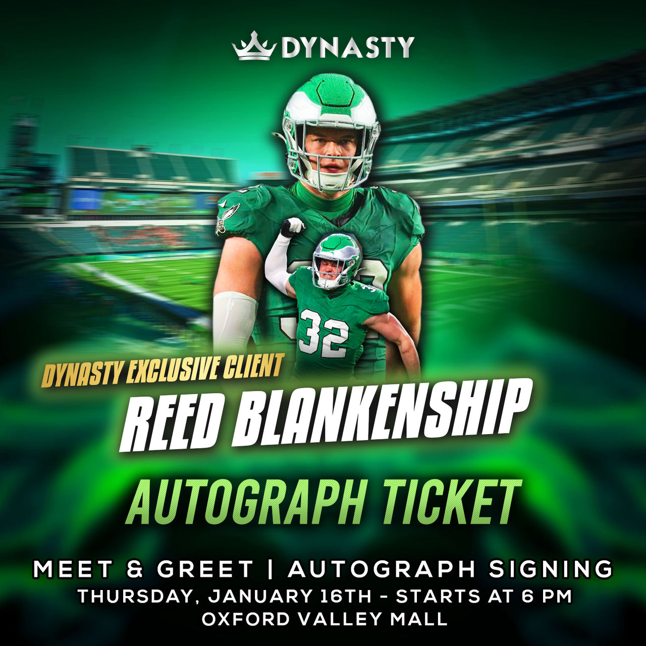 Reed Blankenship Kickoff the Playoffs Experience Tickets