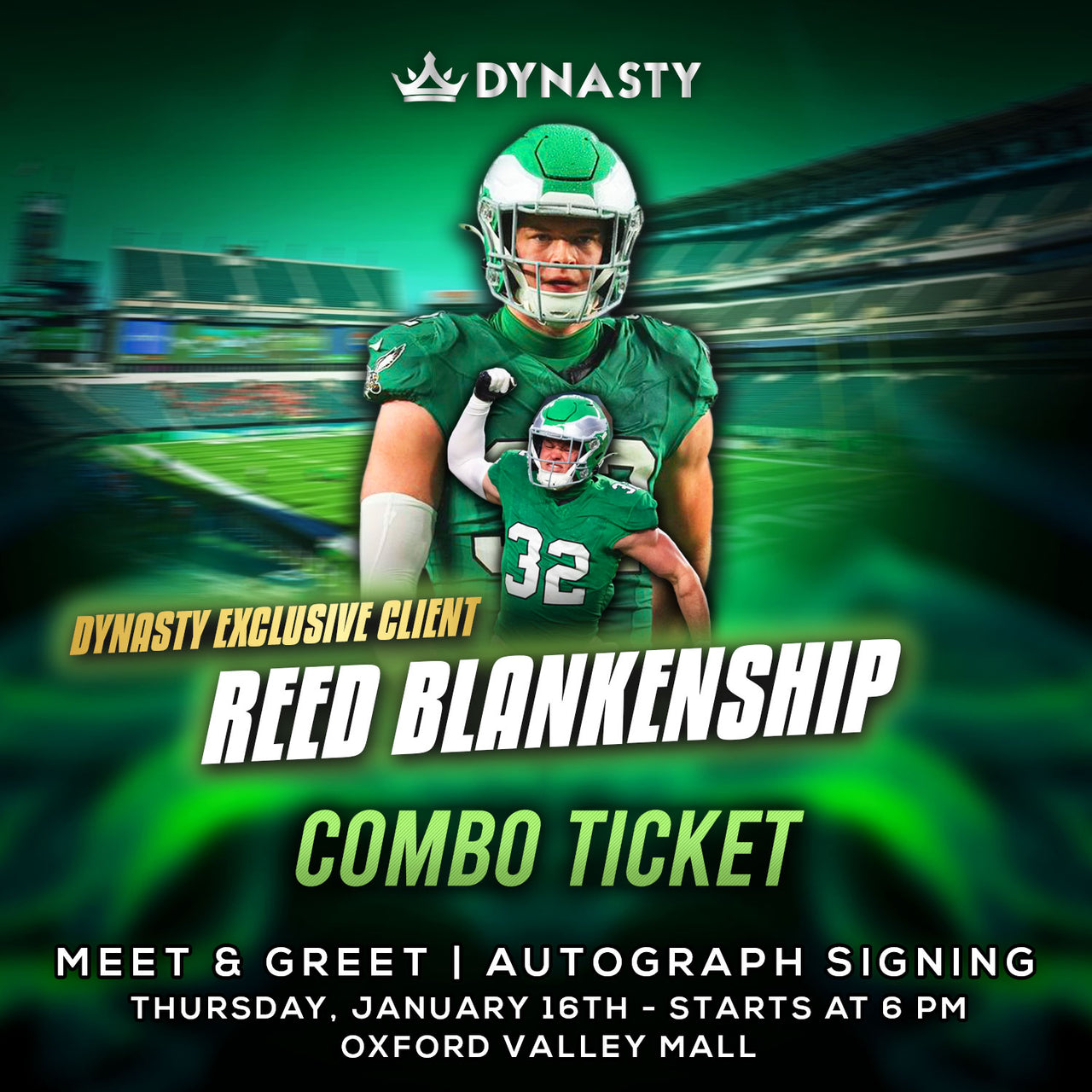 Reed Blankenship Kickoff the Playoffs Experience Tickets