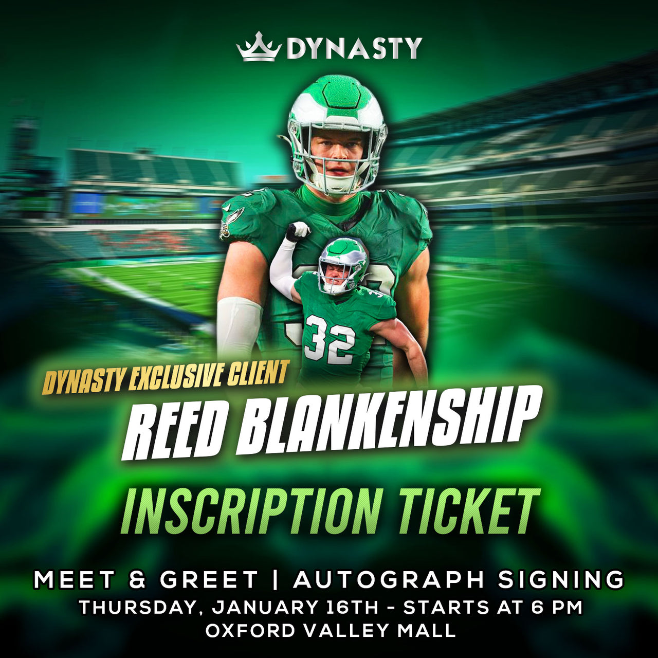 Reed Blankenship Inscription Tickets